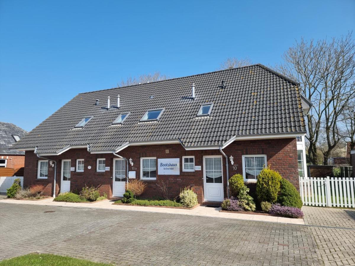 Ferienhaus Steuerbord Im Bootshaus Neßmersiel Εξωτερικό φωτογραφία